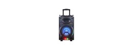 10X2 KARAOKE RECHARGEABLE SPEAKER WITH X-BASS, 7 CHANNEL EQUALIZ