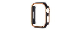 38mm Chromed iWatch Screen Frame - Chromed Gold+Blue