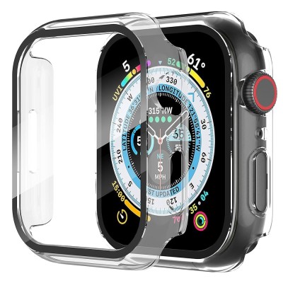 38mm PU Solid Color iWatch Screen Frame - Clear