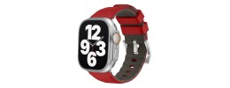 38mm PU Solid Color iWatch Screen Frame - Red