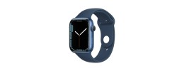 40mm PU Solid Color iWatch Screen Frame - Blue