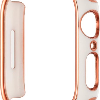 41mm Chromed iWatch Screen Frame - Chromed Gold+White