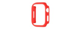 41mm PU Solid Color iWatch Screen Frame - Red