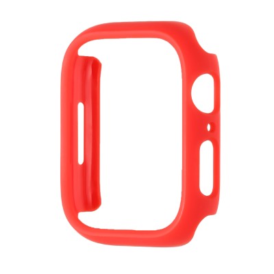 41mm PU Solid Color iWatch Screen Frame - Red
