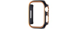 42mm Chromed iWatch Screen Frame - Chromed Gold+Blue