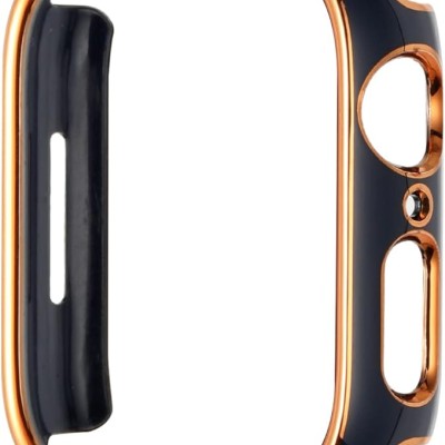 42mm Chromed iWatch Screen Frame - Chromed Gold+Blue