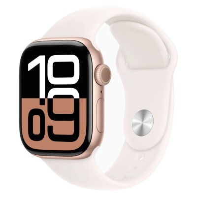 42mm Full Coverage RoseGold with Tempered Glass iWatch Screen Frame - Chromed Rose Gold+Red