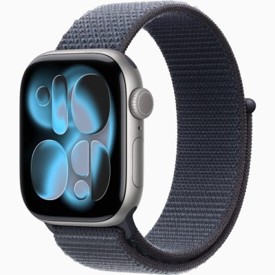 42mm PU Solid Color iWatch Screen Frame - Blue