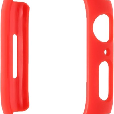 42mm PU Solid Color iWatch Screen Frame - Red