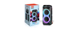 8"X2 SPEAKER LIGHTNING W/TWS FUNC USB BT RECHAGEABLE