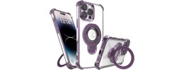 Apple Iphone 13 (6.1") 2021 New Texture Magnet Ring Stand Ca