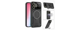 Apple Iphone 13 (6.1") 2021 New Texture Magnet Ring Stand Ca