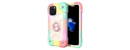 Apple Iphone 13 (6.1") 2021 New Texture Magnet Ring Stand Ca