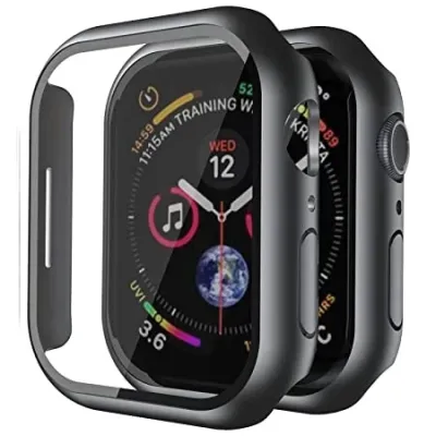 Apple Watch Case Electroplate Size 44mm/w Built in Tempered