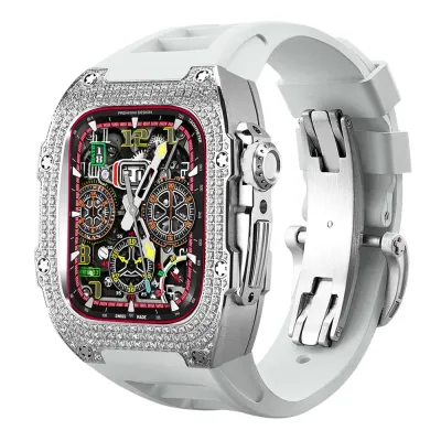 Apple Watch Case Diamond Electroplate Size 46mm/w Built in T