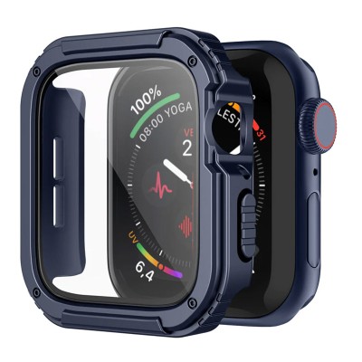 Apple Watch Case Electroplate Size 46mm/w Built in Tempered