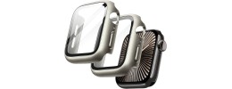 Apple Watch Case Simp Design Size 46mm/w Built in Tempered G
