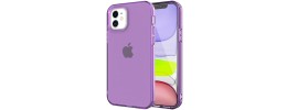 For Apple iPhone 11 (XI6.1) Electroplated Fashion Solid Color TPU Case Cover - Light Purple
