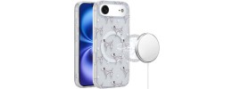 For iPhone 17 Air [Magnetic] Double Layer Design IMD Case - Dogs