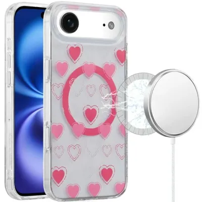 For iPhone 17 Air Double Layer Design IMD TPU Case - F