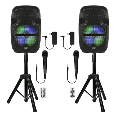 DOUBLE 8 INCH WITH WIRED MIC