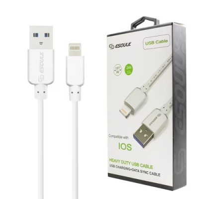 Esoulk 10FT Round Cable For 8 Pin 2A (12/48)