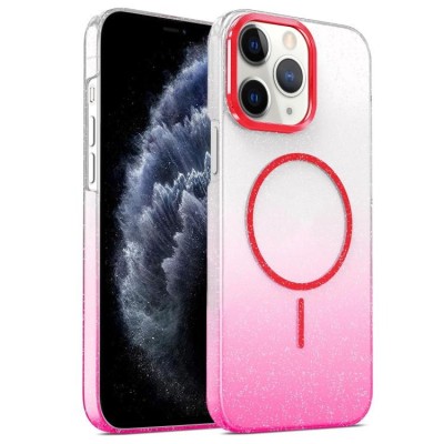 FOR IP11 MAGSAFE DIAMOND GLITTER - RED