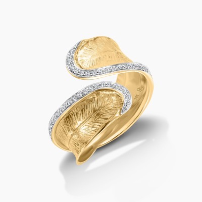 FOR IP13/ 14 FEATHER DIAMOND - GOLD