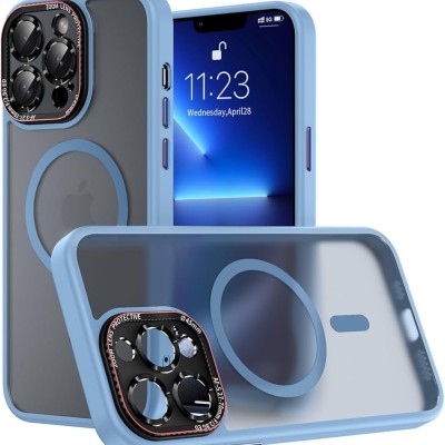 FOR IP13 METAL STAND CASE W CAM LENS BLUE