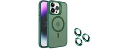 FOR IP13 METAL STAND CASE W CAM LENS GREEN