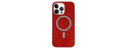 FOR IP13 PRO MAX MAGSAFE DIAMOND GLITTER - RED