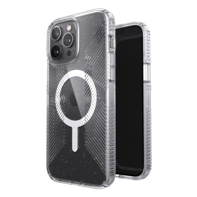 FOR IP13 PRO MAX MAGSAFE DIAMOND GLITTER WITH STAND - GRAY