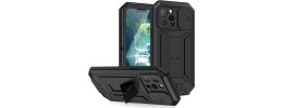 FOR IP13 PRO MAX METAL STAND CASE W CAM LENS BLACK