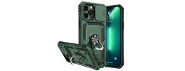 FOR IP13 PRO MAX METAL STAND CASE W CAM LENS GREEN