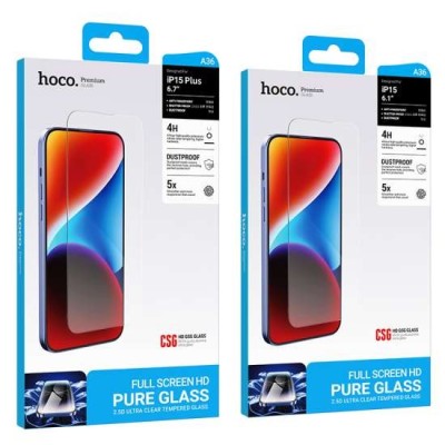 FOR IP15 CLEAR TEMPERED GLASS