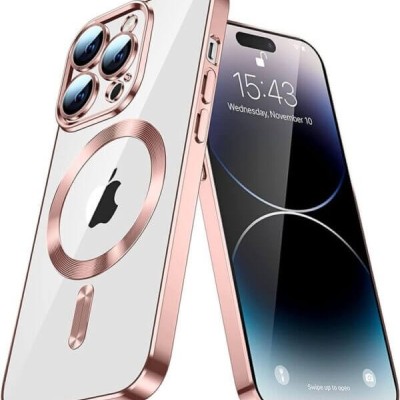 FOR IP15 MAGSAFE CHROME DELUXE ROSEGOLD