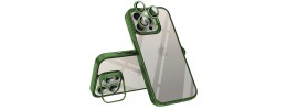 FOR IP15 METAL STAND CASE W CAM LENS GREEN