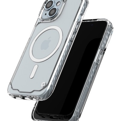 FOR IP15 PRO MAX MAGSAFE DIAMOND GLITTER - WHITE