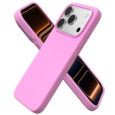 FOR IP15 PRO MAX METAL STAND CASE W CAM LENS PINK