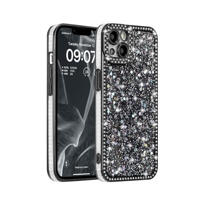 FOR IP16 DIAMOND GLITTER LIP - BLACK
