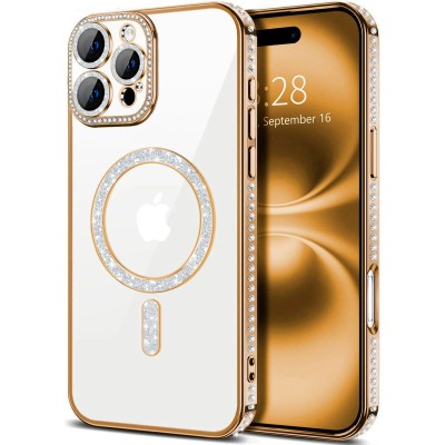 FOR IP16 FEATHER DIAMOND - GOLD