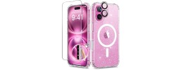 FOR IP16 MAGSAFE DIAMOND GLITTER - PINK