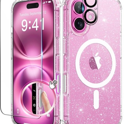 FOR IP16 MAGSAFE DIAMOND GLITTER - PINK