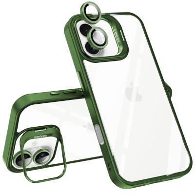 FOR IP16 METAL STAND CASE W CAM LENS GREEN
