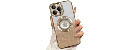 FOR IP16 PLUS FEATHER DIAMOND - GOLD
