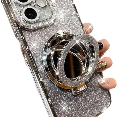 FOR IP16 PLUS MAGSAFE DIAMOND GLITTER WITH STAND - GRAY