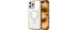 FOR IP16 PRO FEATHER DIAMOND - GOLD