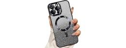 FOR IP16 PRO MAGSAFE DIAMOND GLITTER - BLACK