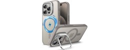 FOR IP16 PRO MAX METAL STAND CASE W CAM LENS GRAY