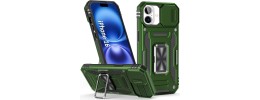 FOR IP16 PRO METAL STAND CASE W CAM LENS GREEN